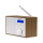 Radio i budzik Denver Kompaktowe radio DAB+/FM Denver DAB-46 białe